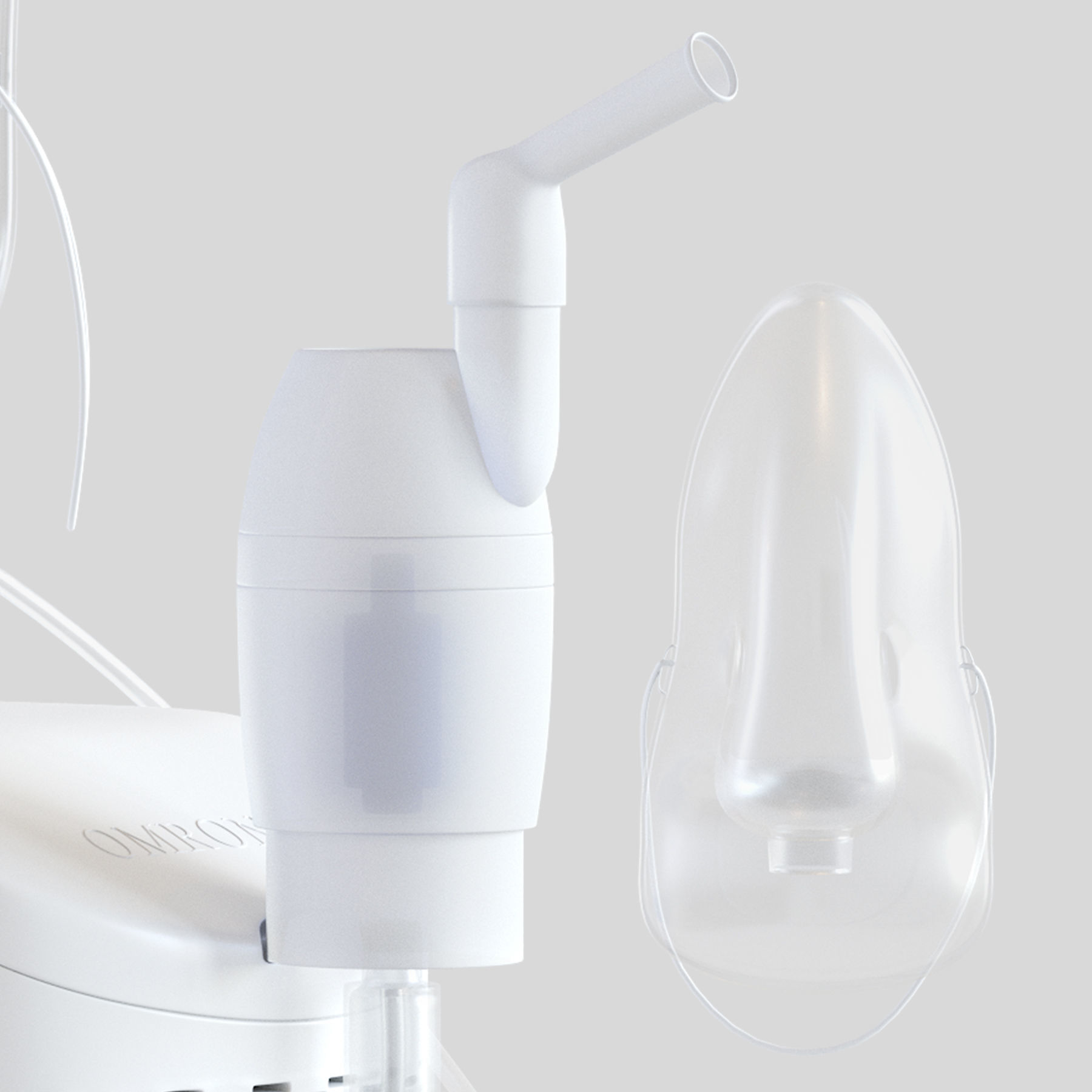 Compressor Nebulizer For Child and Adult NEC 101 Omron 3D model_9