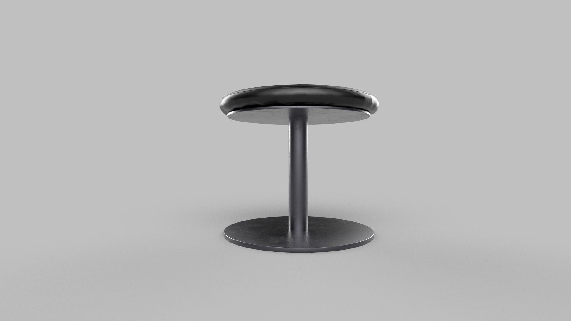 stool Low-poly 3D model_1