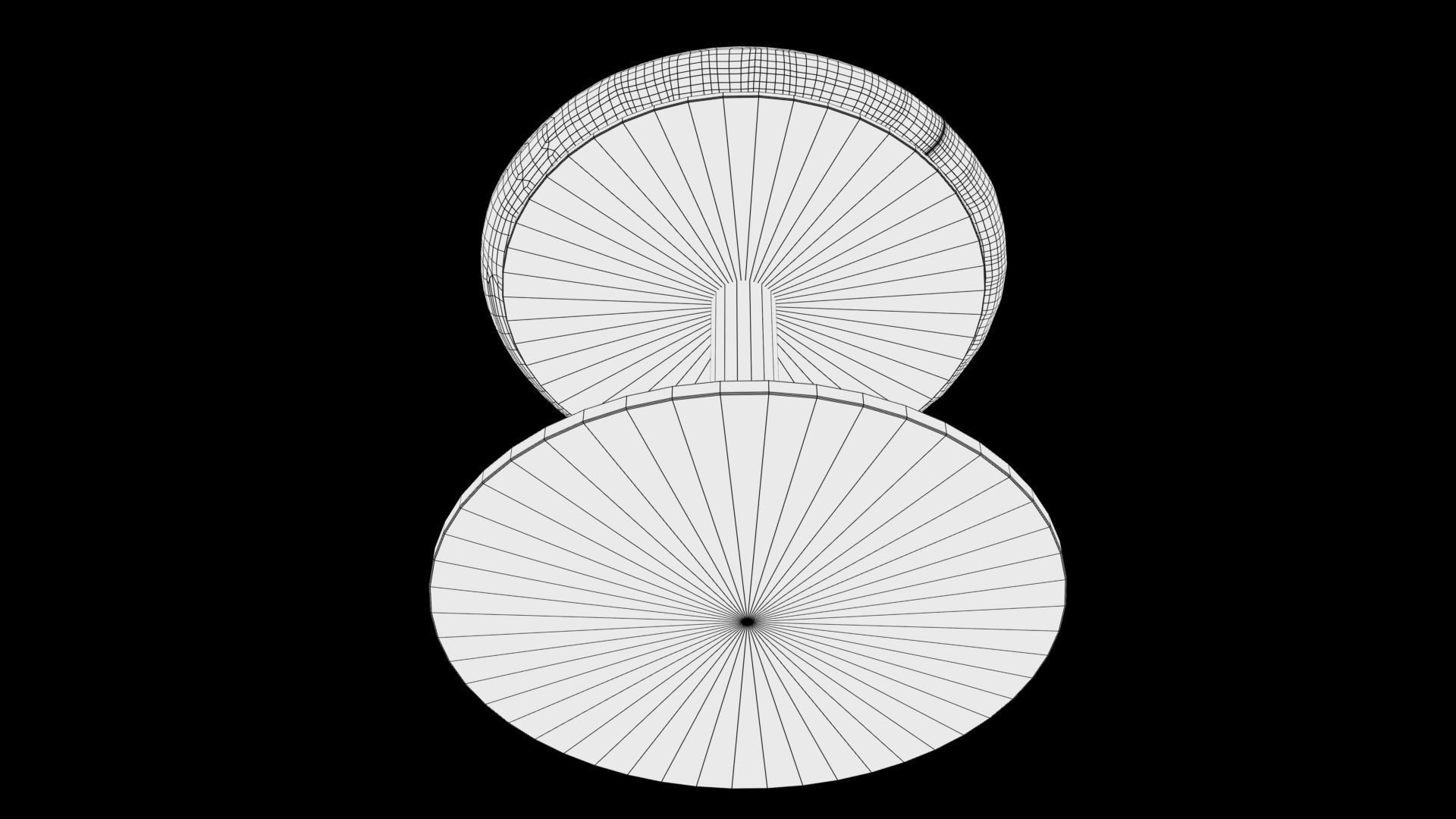 stool Low-poly 3D model_9