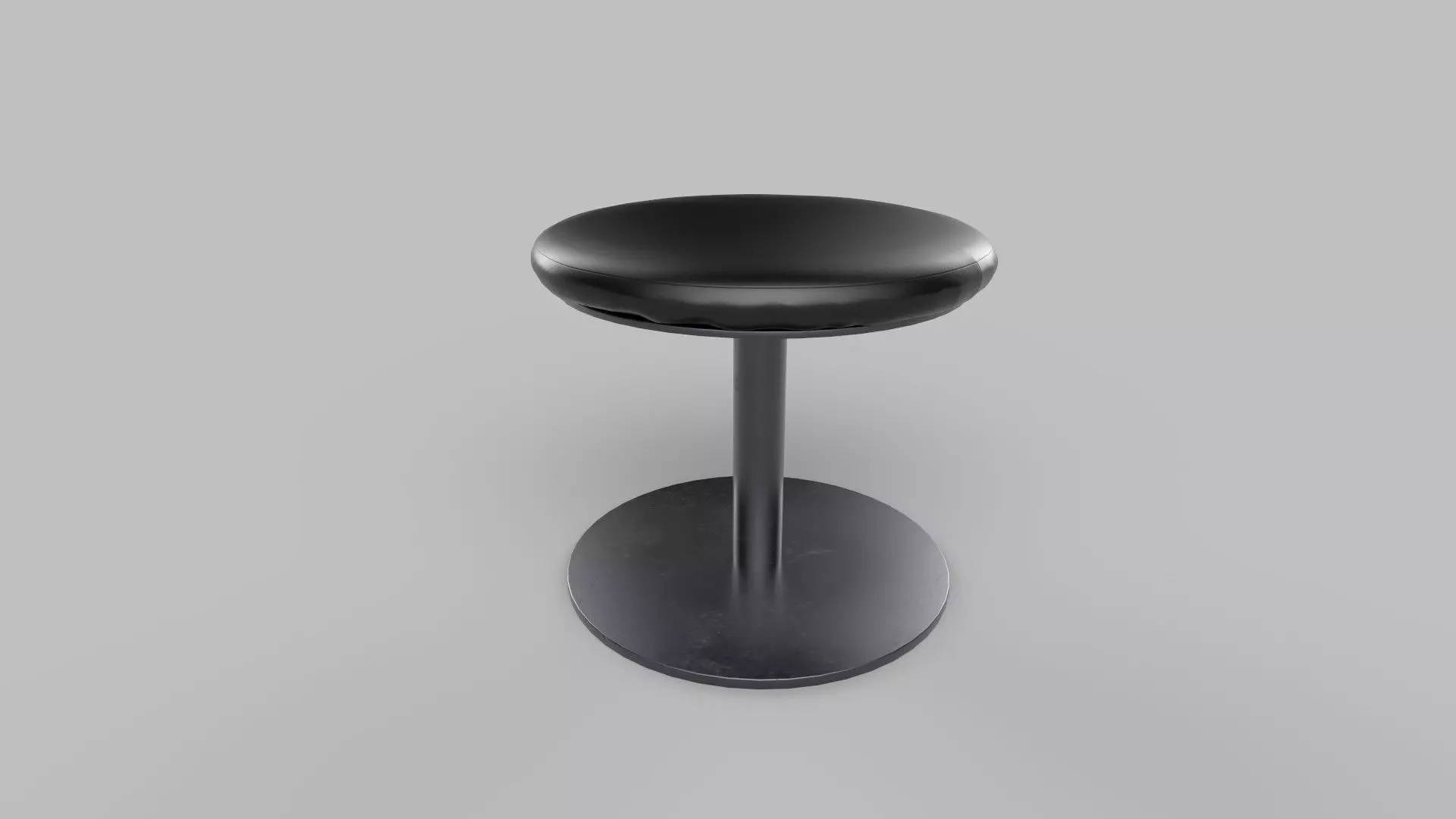 stool Low-poly 3D model_0