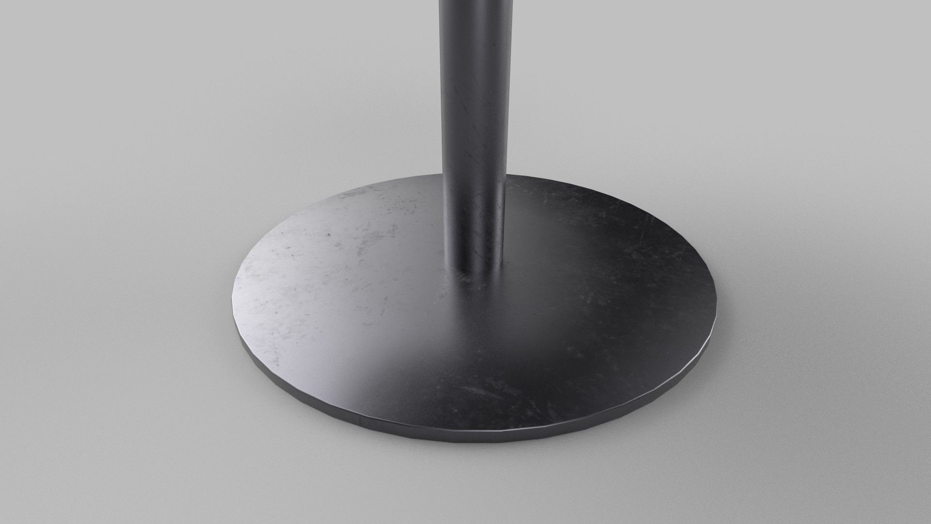 stool Low-poly 3D model_4