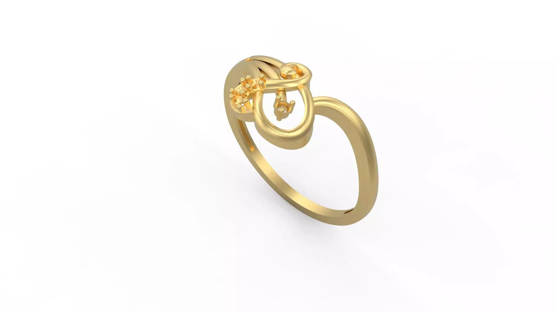 Minimalist Ring 76 3D print model