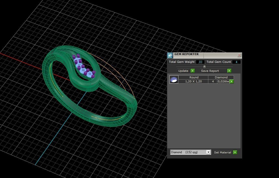 Minimalist Ring 77 3D print model_5