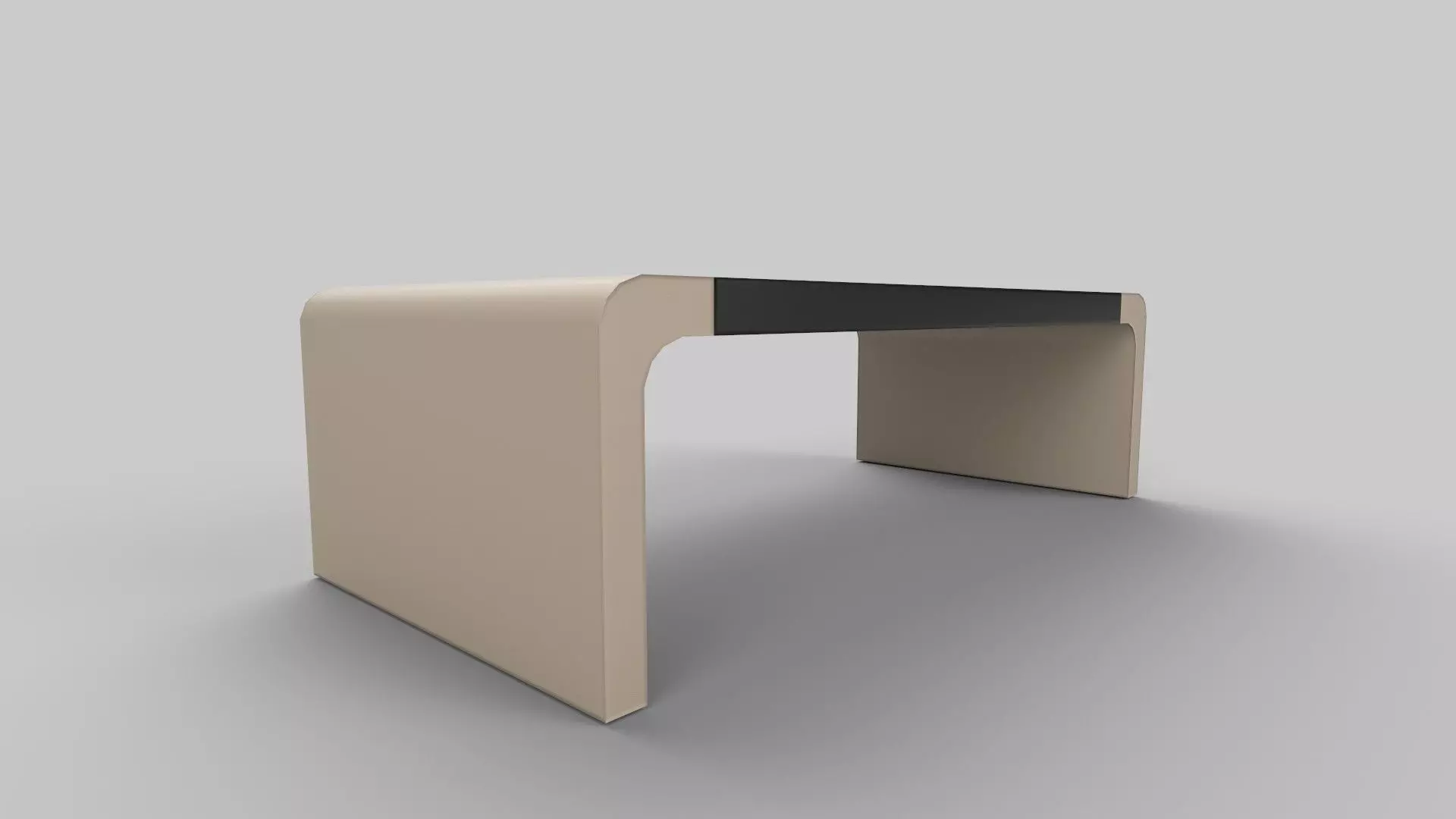 stool chair Low-poly 3D model_0