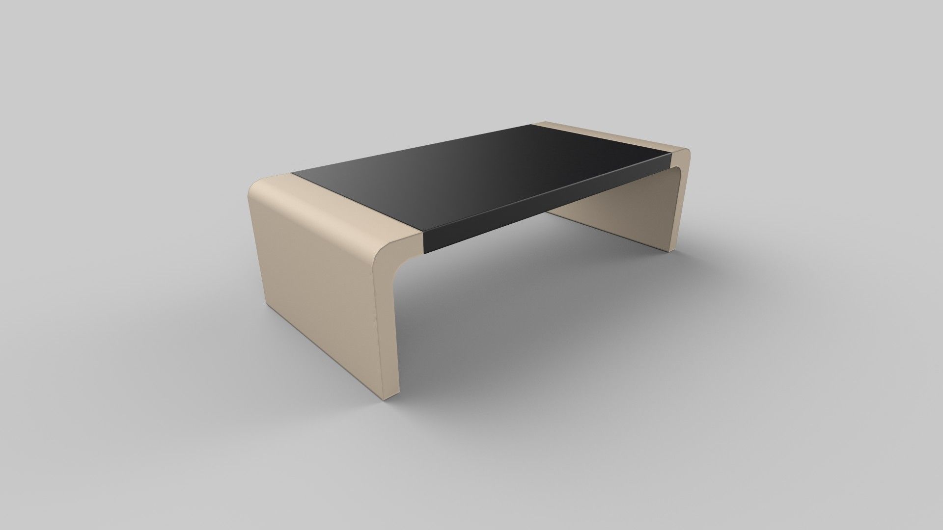 stool chair Low-poly 3D model_4