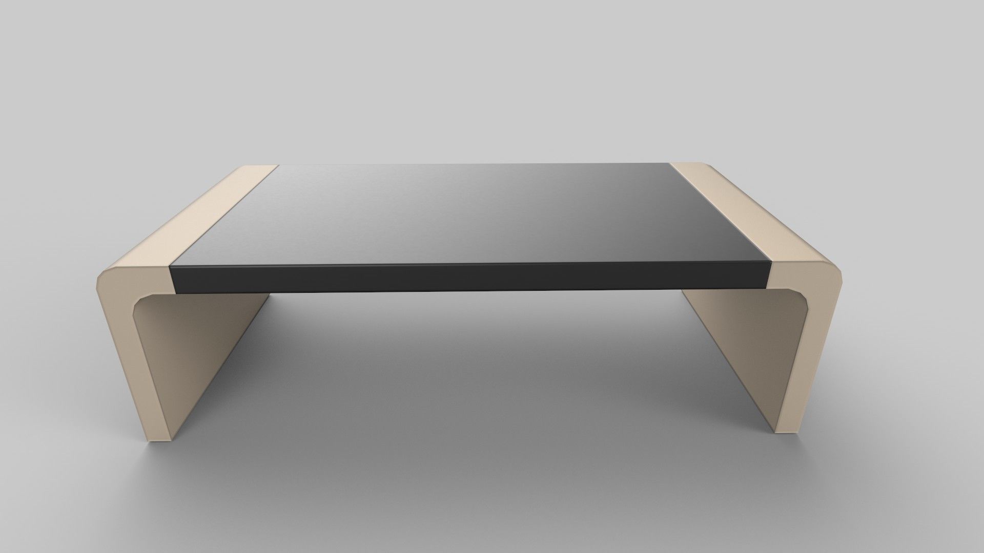 stool chair Low-poly 3D model_1