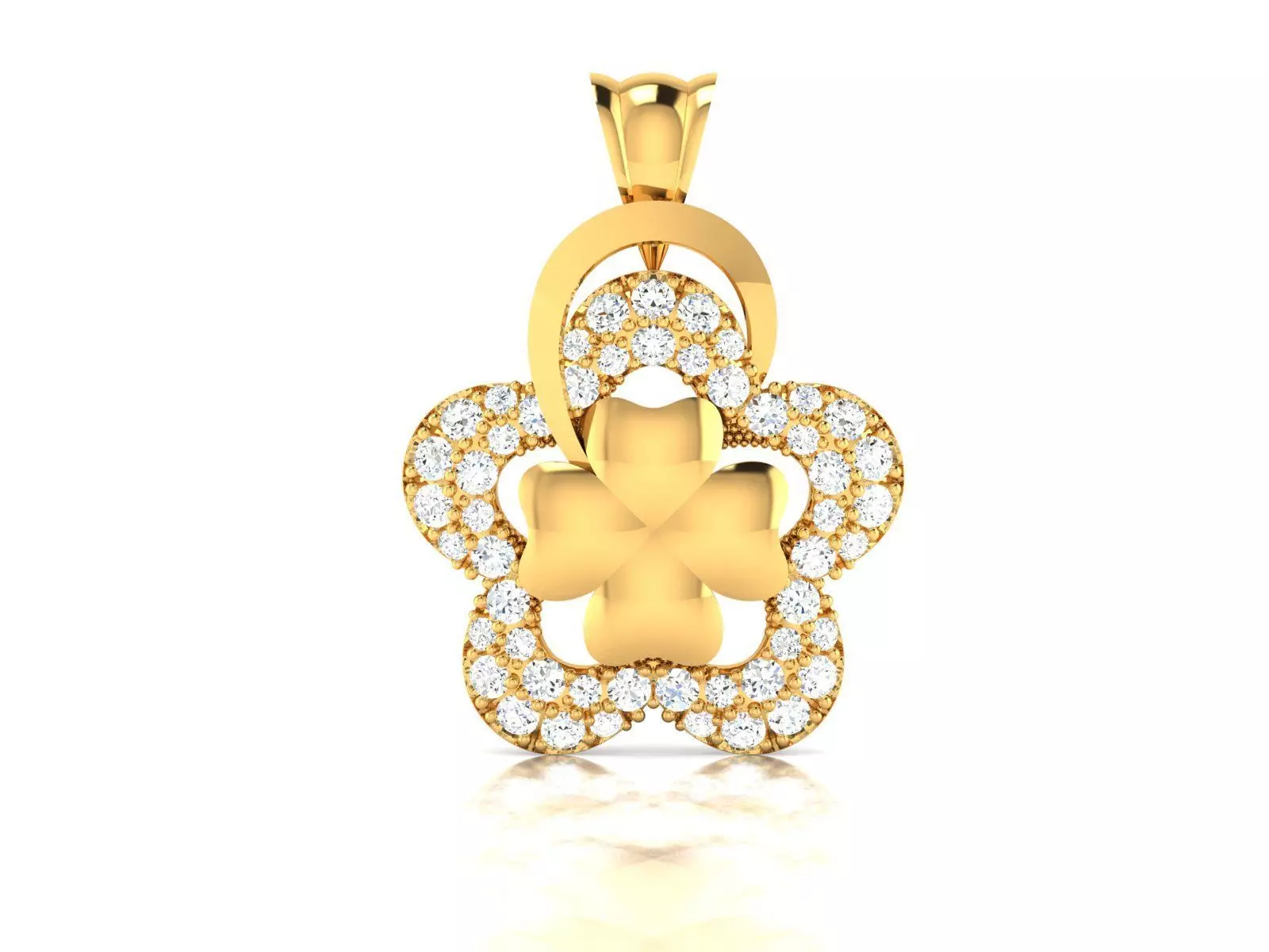 Solitaire Pendants 3D print model_0