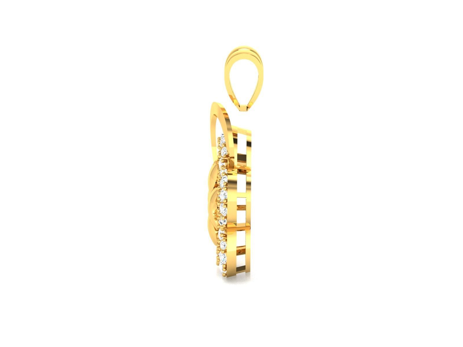 Solitaire Pendants 3D print model_14