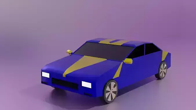 Low Poly Car Simple