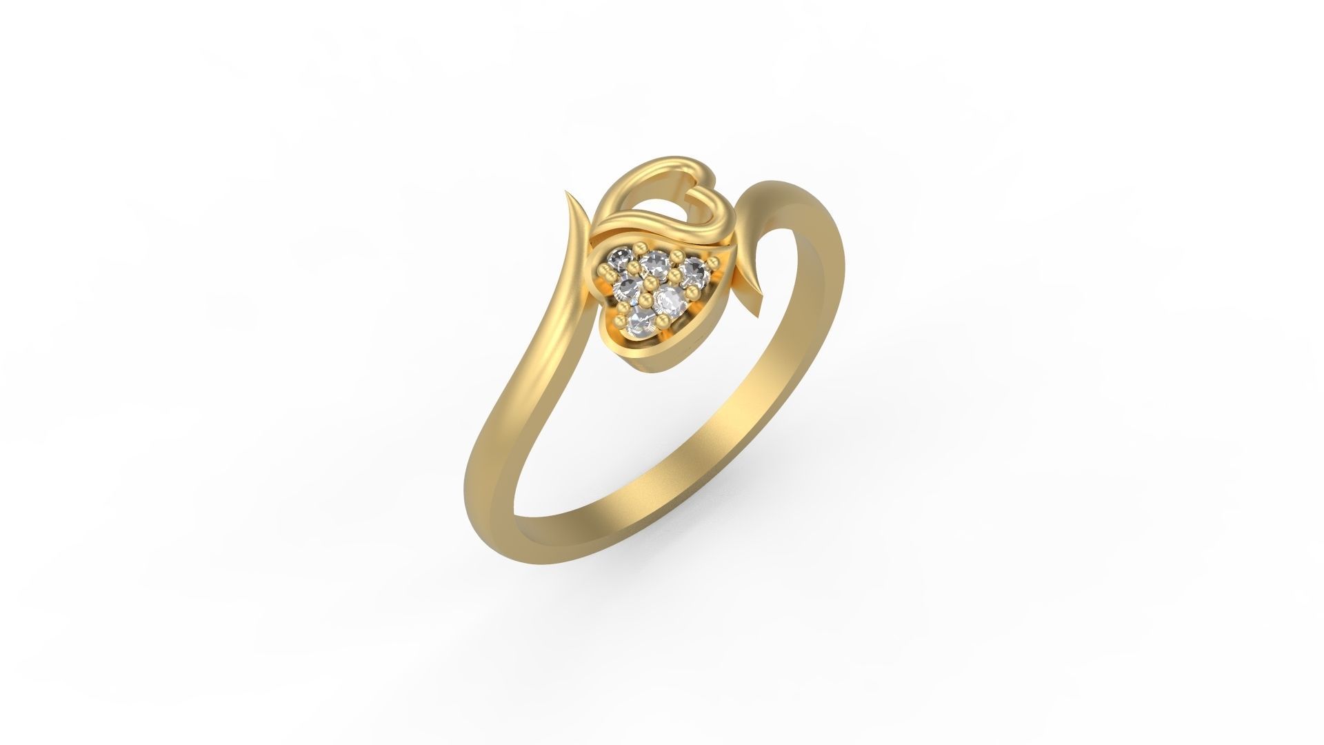 Minimalist Ring 79 3D print model_1