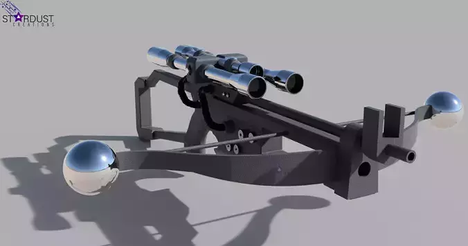 Chewbacca bowcaster inspired in Clone Wars Series for 1 12 scale 3D print model
