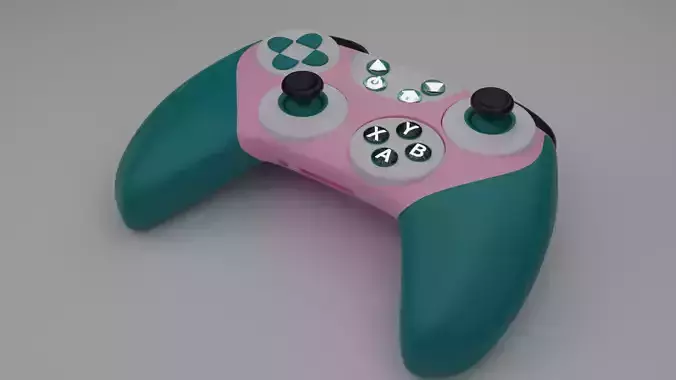 Controller xbox Low-poly 3D model