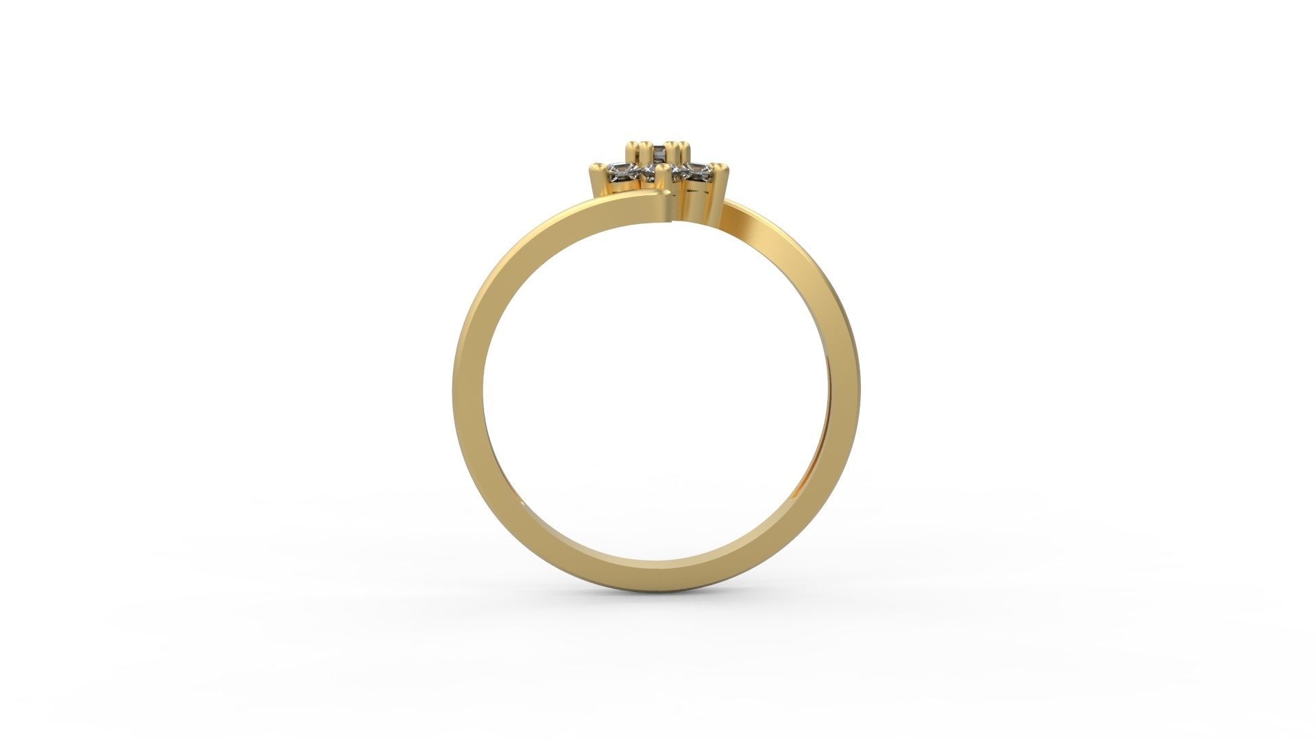 Minimalist Ring 82 3D print model_2