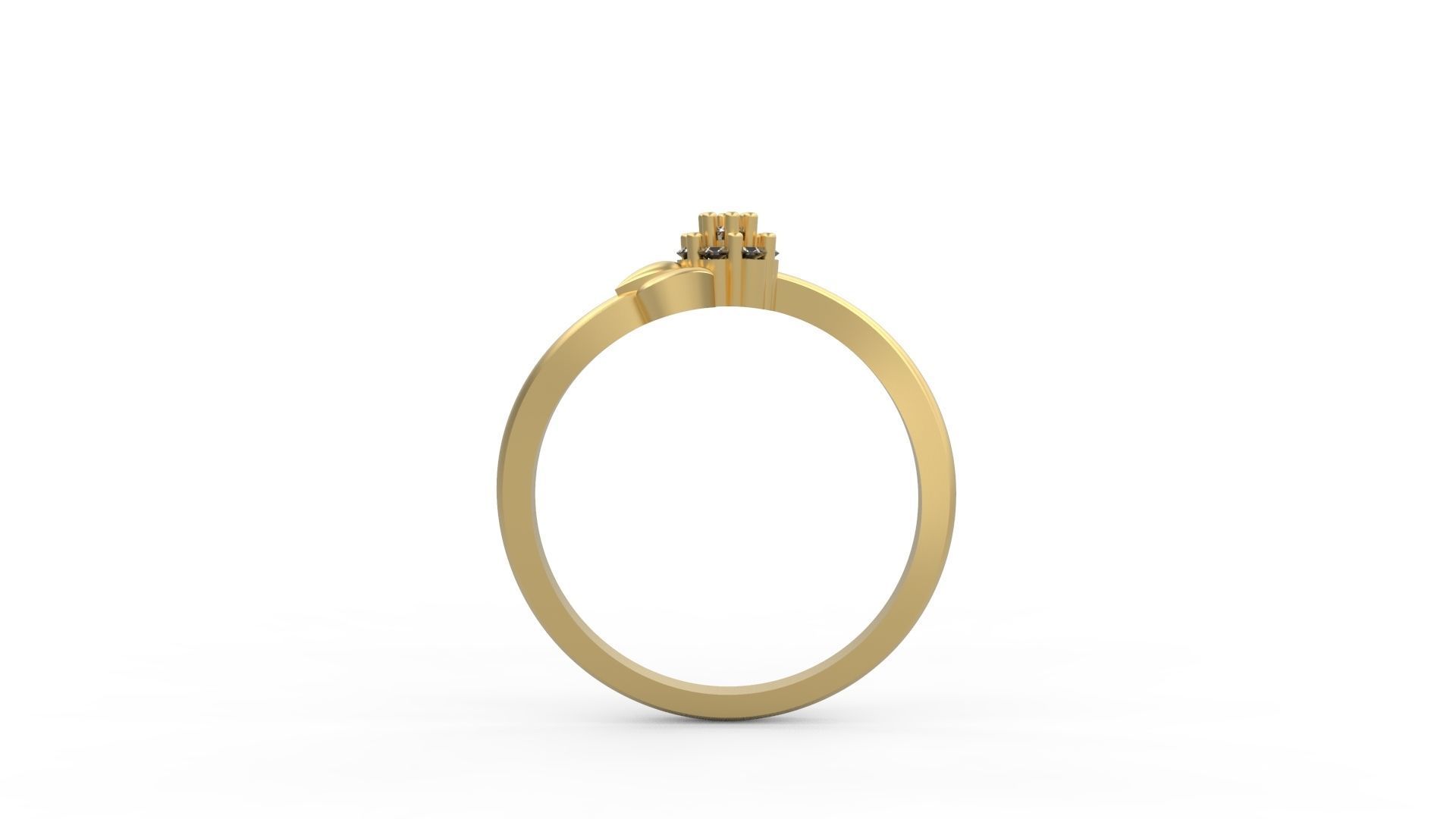 Minimalist Ring 84 3D print model_2