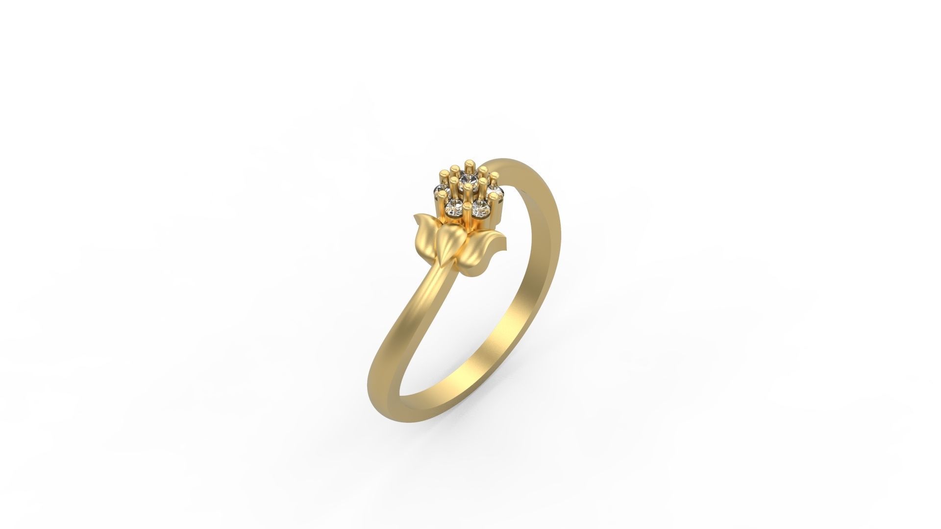 Minimalist Ring 84 3D print model_1