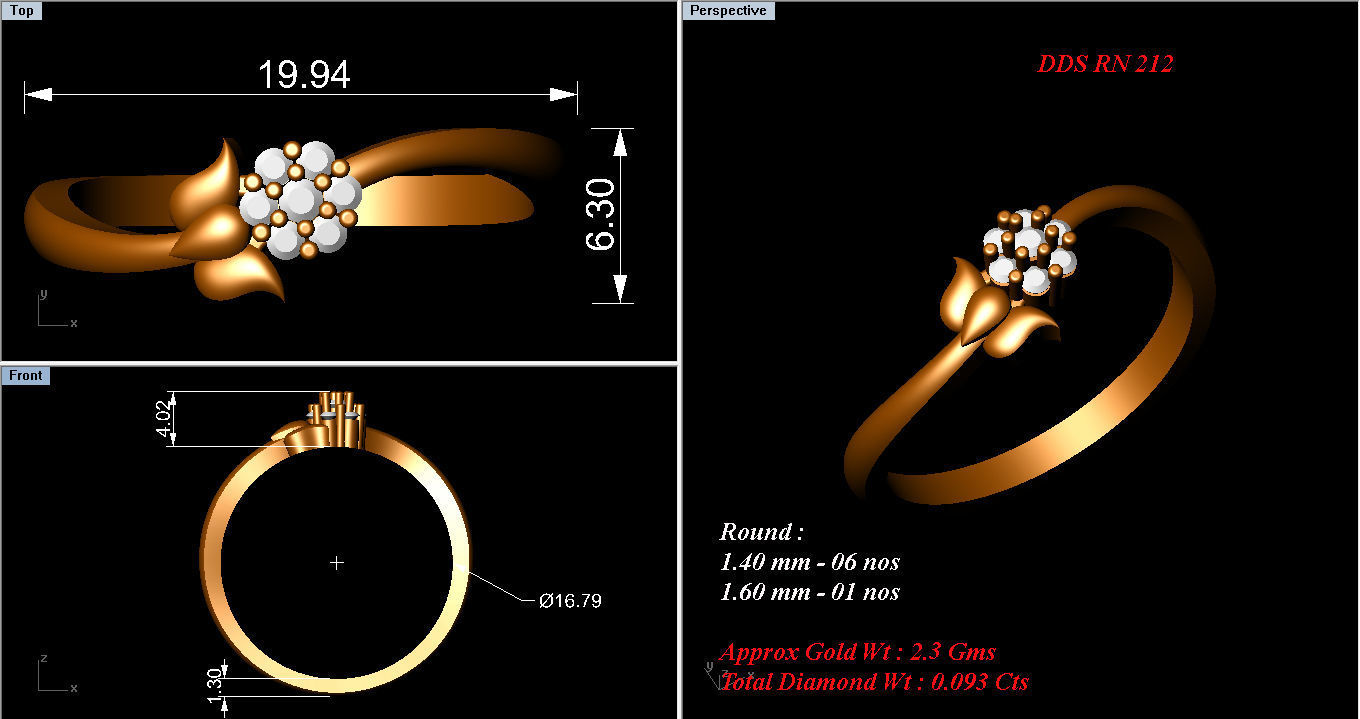 Minimalist Ring 84 3D print model_5