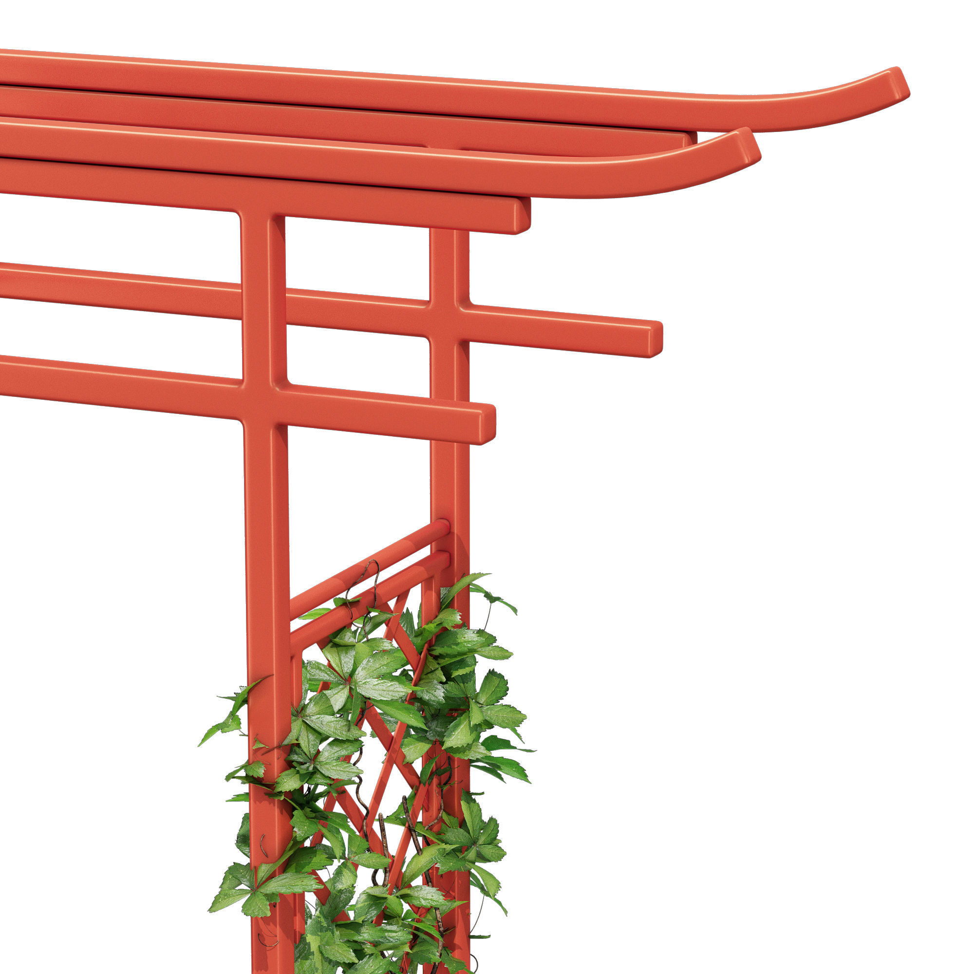Torii japanese gate 3D model_7