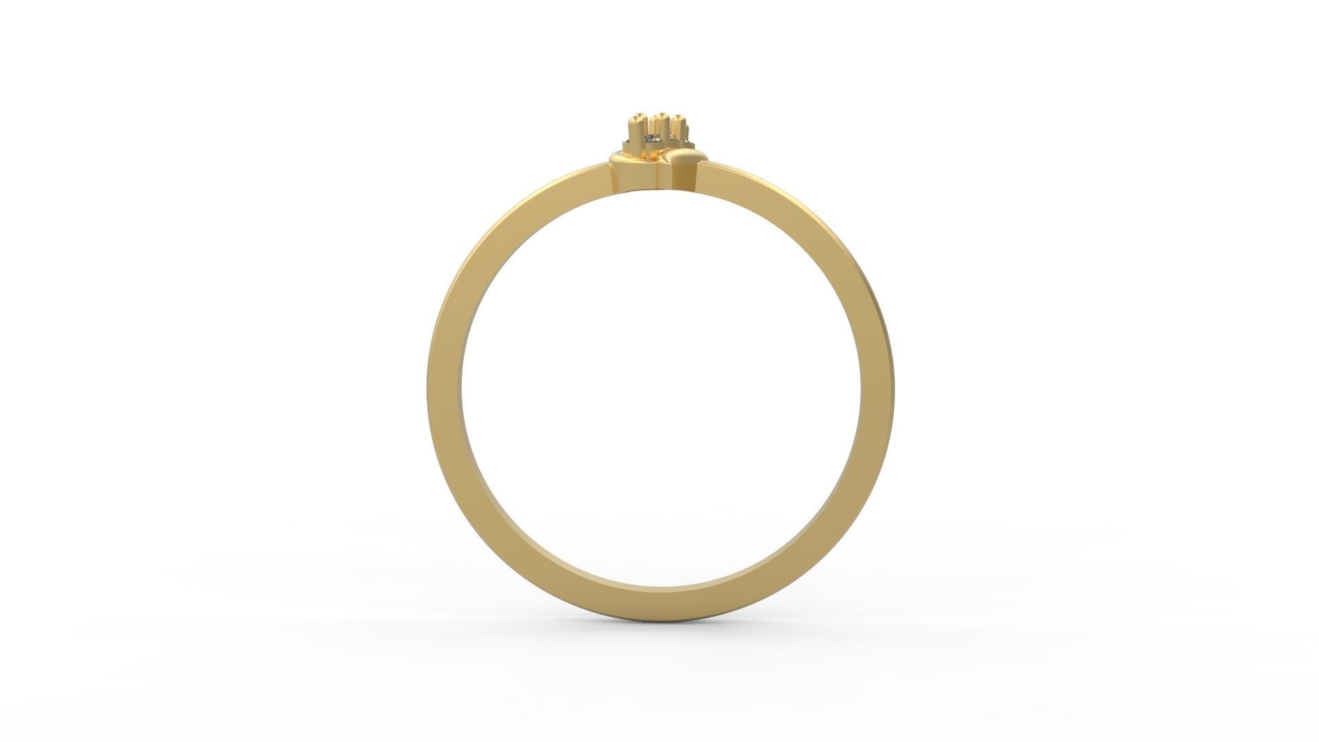 Minimalist Ring 91 3D print model_2