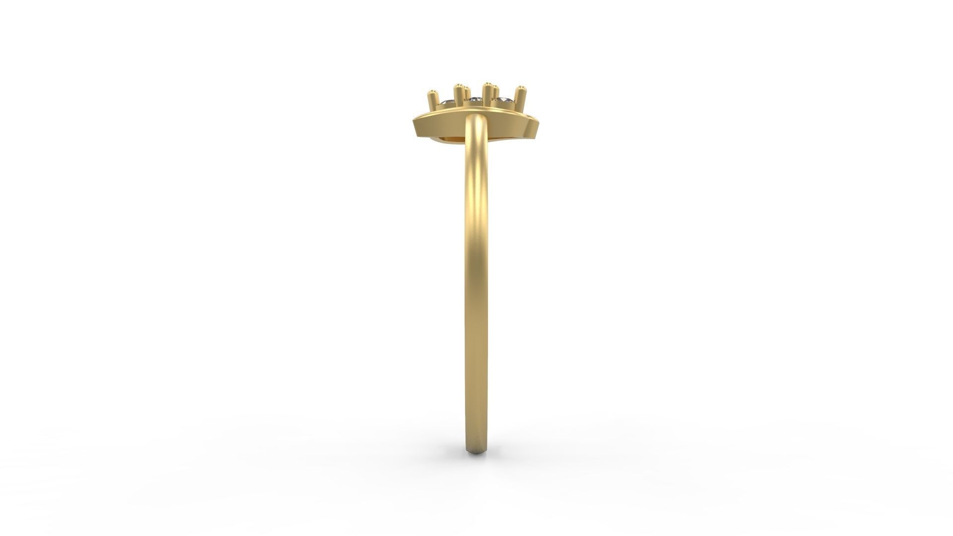 Minimalist Ring 91 3D print model_3