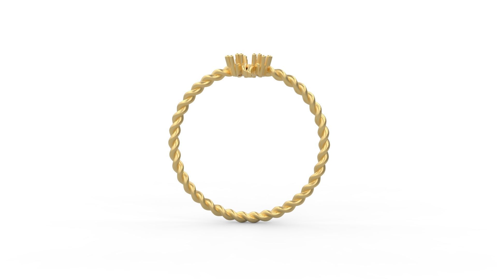 Minimalist Ring 92 3D print model_2