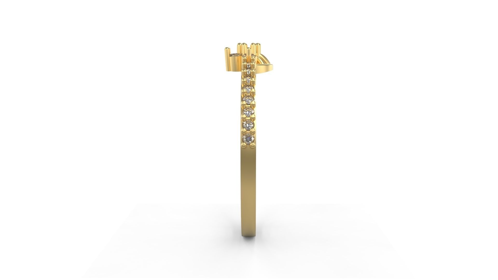 Minimalist Ring 93 3D print model_2