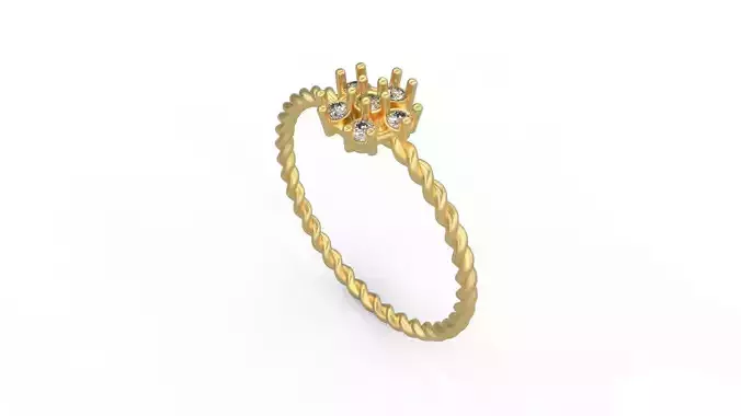 Minimalist Ring 98 3D print model