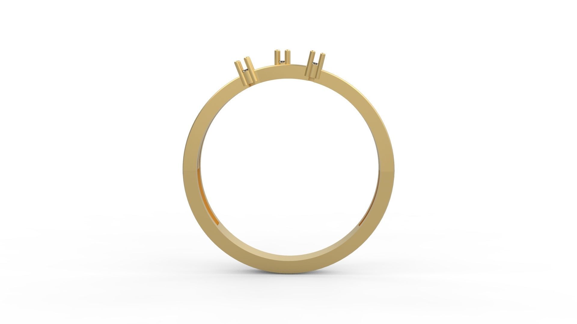 Minimalist Ring 10 3D print model_2