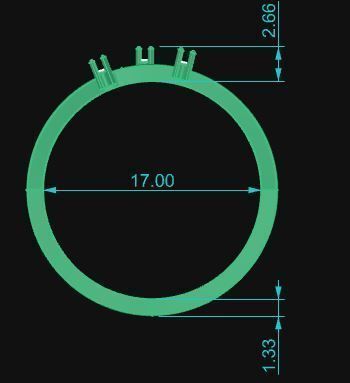 Minimalist Ring 10 3D print model_6
