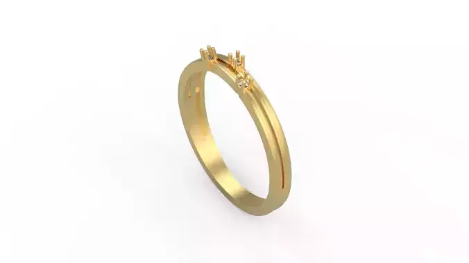 Minimalist Ring 10 3D print model