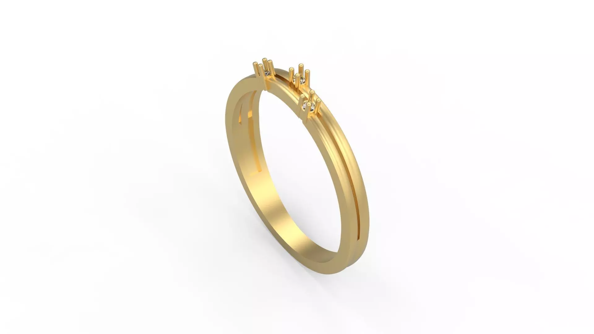Minimalist Ring 10 3D print model_0