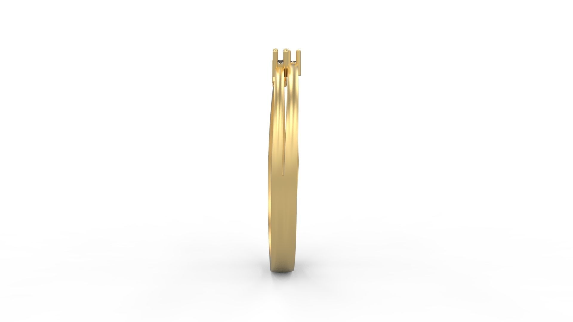 Minimalist Ring 10 3D print model_3