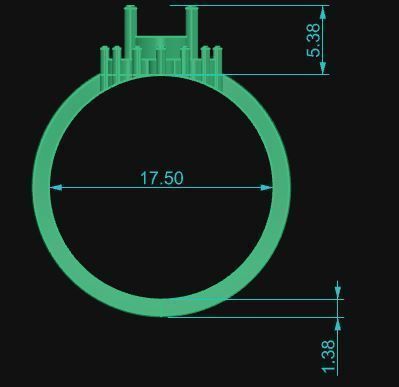 Minimalist Ring 11 3D print model_6