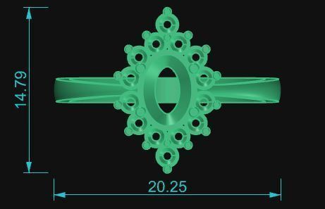 Minimalist Ring 11 3D print model_5