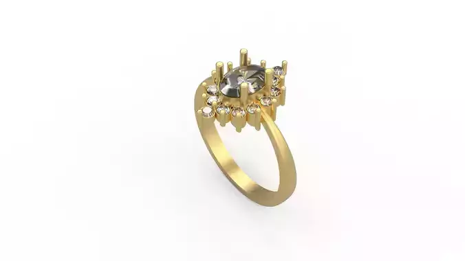 Minimalist Ring 11 3D print model