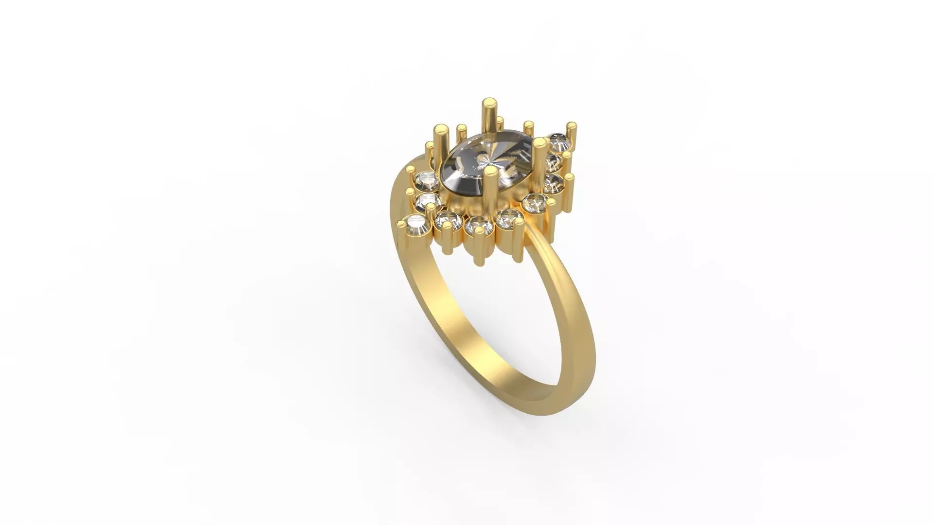 Minimalist Ring 11 3D print model_0
