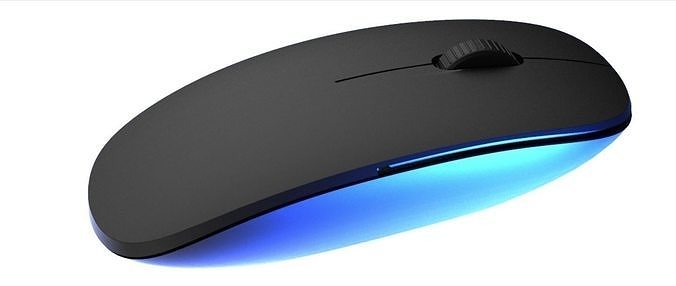 original optical mouse functional 3D print model