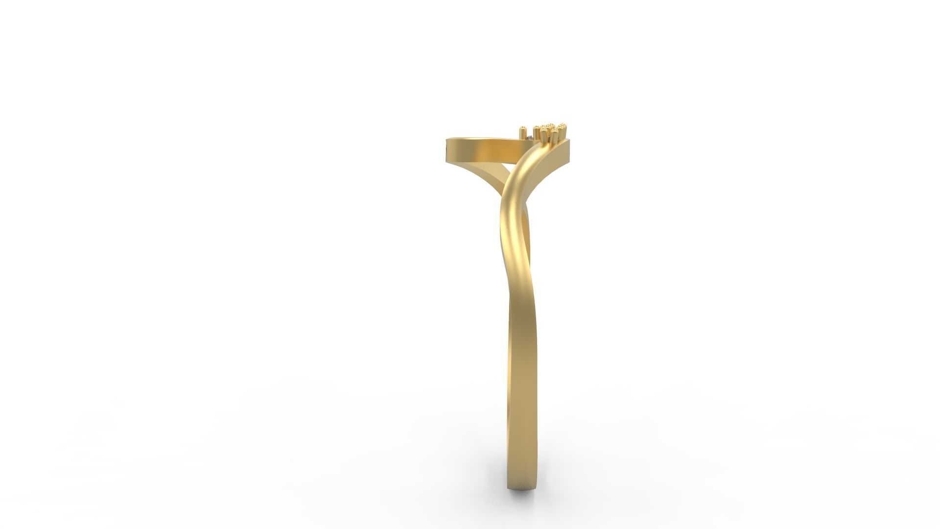 Minimalist Ring 16 3D print model_3