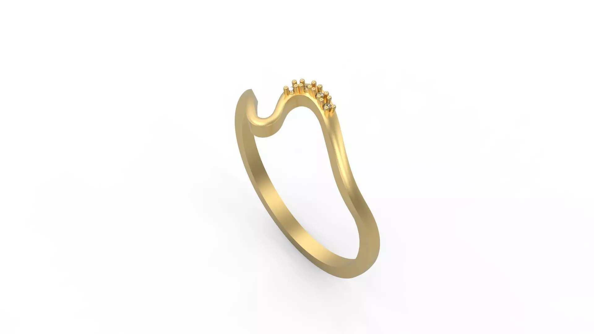 Minimalist Ring 16 3D print model_0