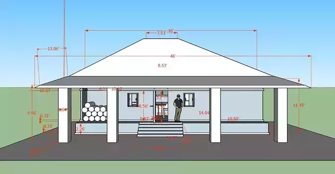 Farmhouse for Easy Life 3D print model
