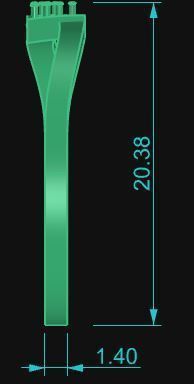 Minimalist Ring 17 3D print model_7