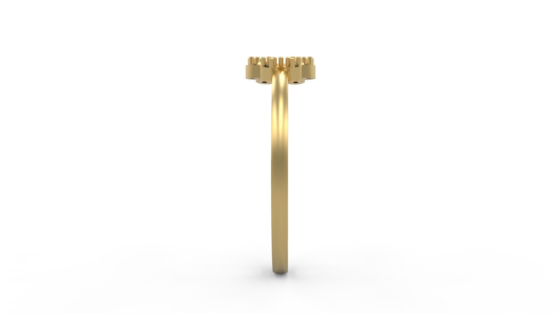 Minimalist Ring 19 3D print model_3