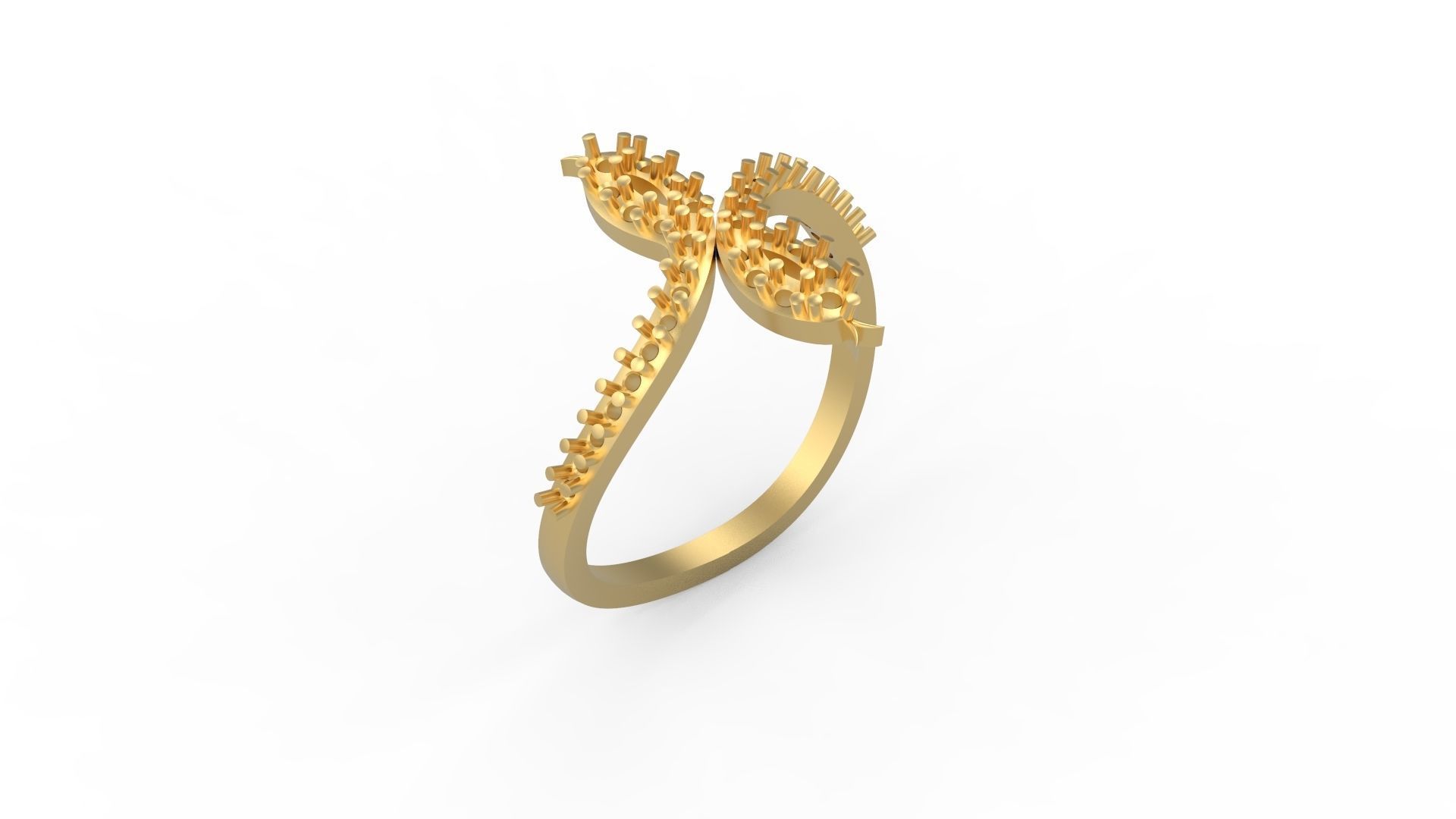 Minimalist Ring 21 3D print model_1