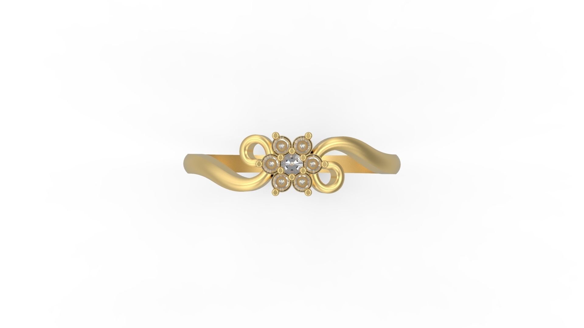 Minimalist Ring 23 3D print model_4