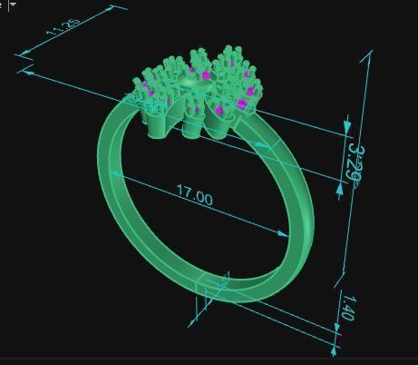 Minimalist Ring 27 3D print model_7