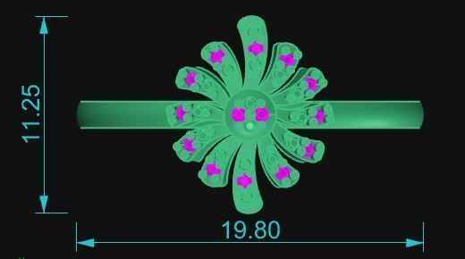 Minimalist Ring 27 3D print model_5