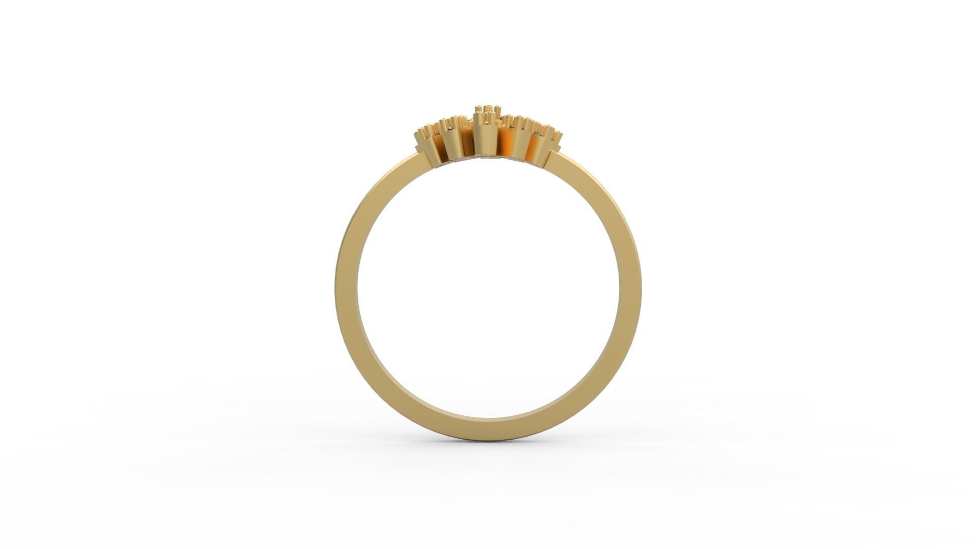 Minimalist Ring 27 3D print model_2
