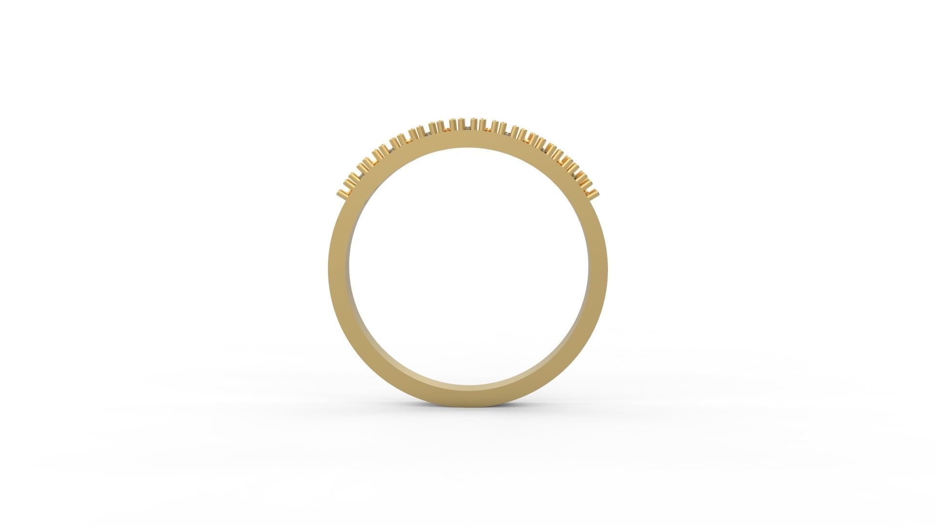 Minimalist Ring 28 3D print model_2