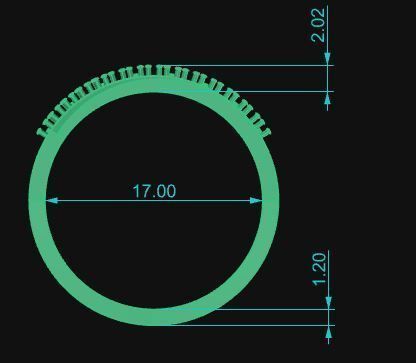 Minimalist Ring 28 3D print model_7