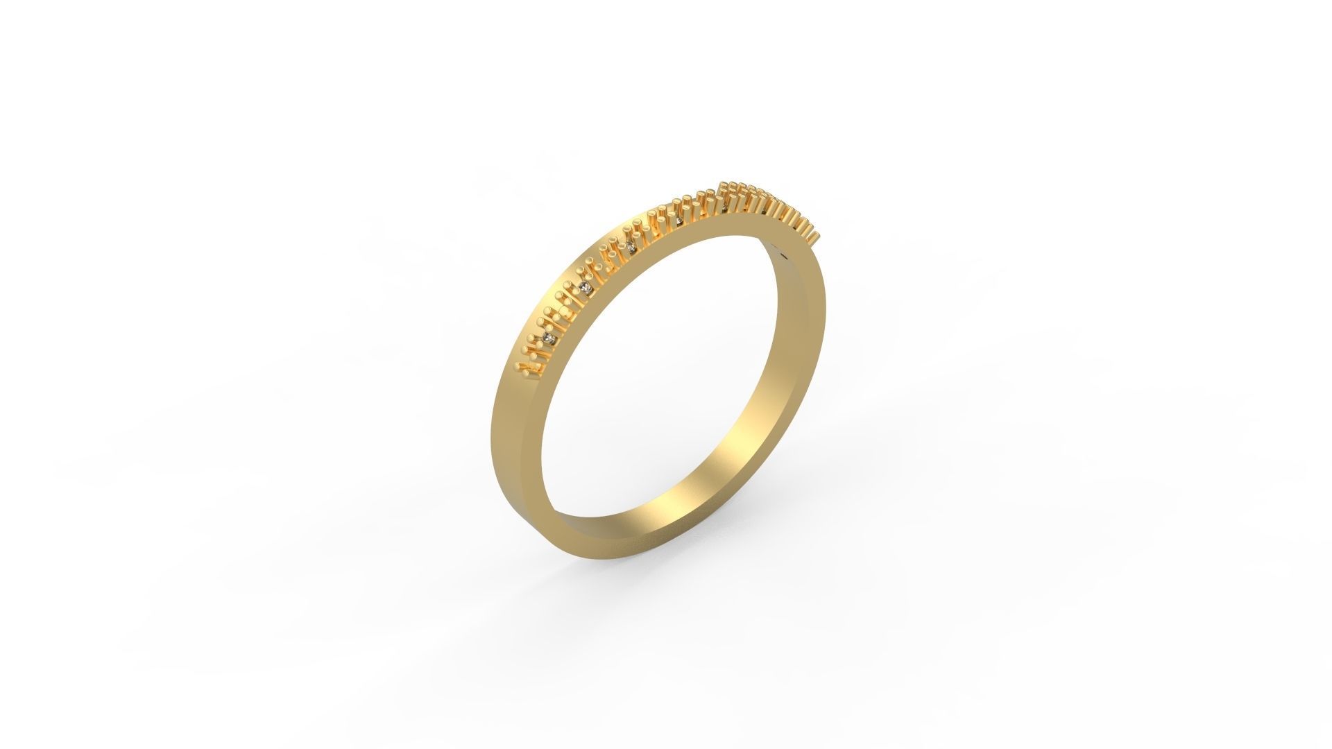 Minimalist Ring 28 3D print model_1
