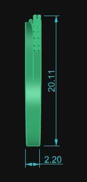 Minimalist Ring 28 3D print model_5